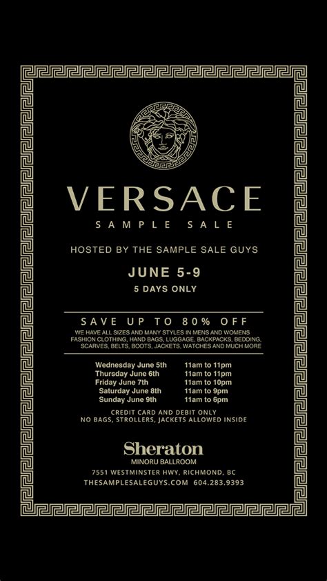 Versace sale sale